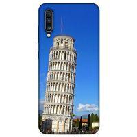 Samsung Galaxy A70 Kılıf Dünya Mimarisi (21) Koruyucu Kapak Pisa Kulesi İtalya