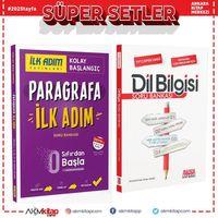 İlk Adım Yayınları Paragrafa İlk Adım ve AKM Dil Bilgisi Soru Bankası Seti 2 Kitap