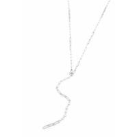 İncili Y Kolye - Gümüş