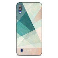 Samsung Galaxy M10 Kılıf Pastel Renkler (24) Darbe Emici Kılıf Yeşil Beyaz