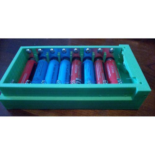 16x Paralel Düğme Top 18650 Pil Kılıf Tutucu - 5130458