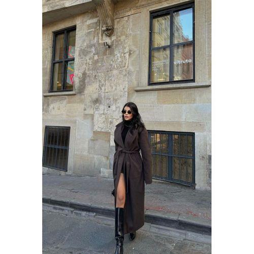 KAŞE KABAN MAXİ - Kahverengi