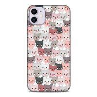 Lopard Apple Iphone 11 Uyumlu Kılıf Kediler (31) TPU Kılıf Minikler