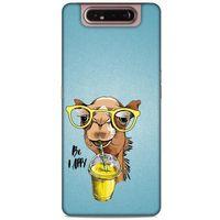 Animax Zürafa Smothie Samsung Galaxy A80 Kılıf Desenli Silikon