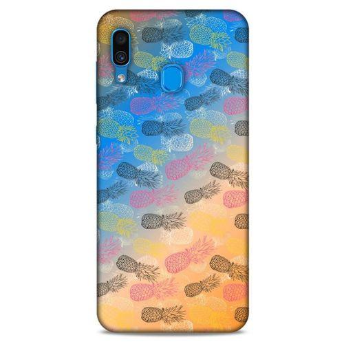 Frutix Ananas 01 Samsung Galaxy A30 Kılıf Desenli Silikon