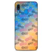 Frutix Ananas 01 Samsung Galaxy A30 Kılıf Desenli Silikon