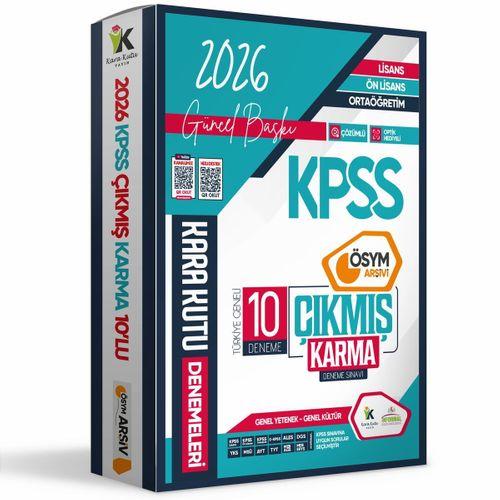 2026 KPSS Lisans Genel Kültür Genel Yetenek ÖSYM Çıkmış Karma Karakutu 10lu Deneme Dijital Çözümlü