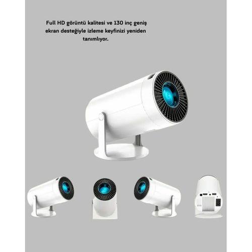 Kablosuz Bağlantılı Full Hd Ev Sinema Projeksiyonu 160 Ansı Lümen
