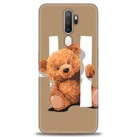 Oppo A9 2020 Kılıf HD Baskılı Kılıf - Teddy Hı + Tam Ekran Koruyucu