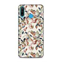 Huawei P30 Lite Uyumlu Kılıf Romans (11) Tam Koruma Pembe