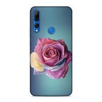 Huawei Y9 Prime 2019 Kılıf Donmus Gul Arka Kapak Silikon Koruma Full Koruyucu