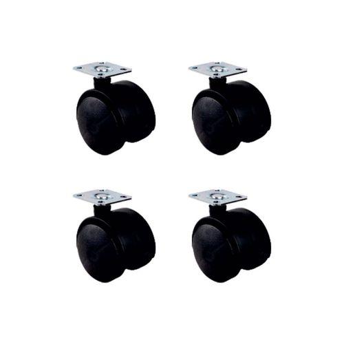 Büyük Plastik Tablalı Teker - 50MM HKS126 - 4 Adet