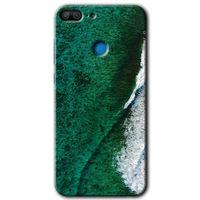Honor 9 Lite Kılıf HD Desen Baskılı Arka Kapak - Yeşil Okyanus