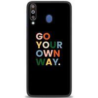 Samsung Galaxy M30 Kılıf HD Baskılı Kılıf - Go Your + Tam Ekran Koruyucu