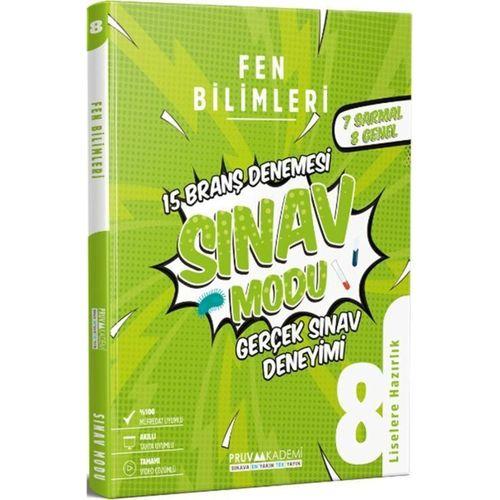 8. Sınıf Fen Bilgisi Branş Denemesi Pruva Akademi