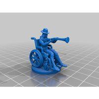 Huntsman Tekerlekli Sandalye Bloodborne Fan Sanatı (Bu ürün Sadece Plastik parçadır - Almadan Önce Soru Sorabilirsiniz)