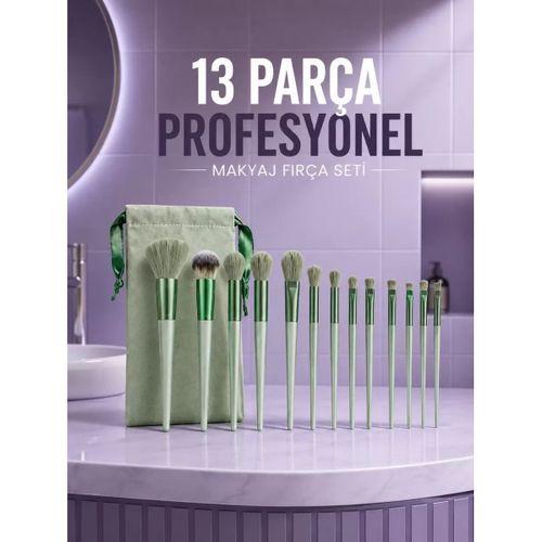 Profesyonel Makyaj Fırça Seti Yumuşak Kıllı Taşınabilir Çantalı