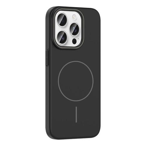 Apple iPhone 15 Pro Kılıf M-safe Şarj Özellikli Zore Ruby Sert Kapak