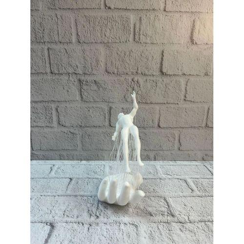 3d El İnsan Figürü Beyaz Modern Sanatsal Dekoratif Biblo