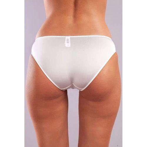 Golshan Garland Mini Slip, Kadın Güpürlü Ekru Külot