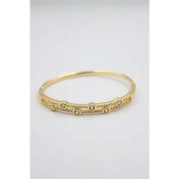 Taşlı Vip Bilezik - Altın