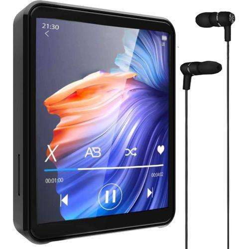 MP3 Çalar Bluetooth 5.0,2.4" Full Dokunmatik Ekranlı Taşınabilir Mp3 Mp4 Çalar