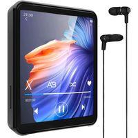 MP3 Çalar Bluetooth 5.0,2.4" Full Dokunmatik Ekranlı Taşınabilir Mp3 Mp4 Çalar