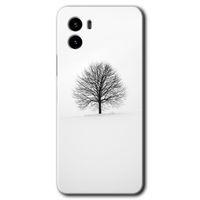 Vivo Y15s Kılıf HD Desen Baskılı Arka Kapak - Alone Tree