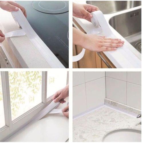 Eğitici Oyuncak BEYAZ Su Sızdırmaz Lavabo Kenar Bandı (3.2m)
