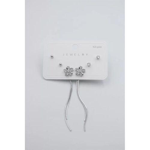 Çoklu Set Küpe - Gümüş