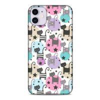 Lopard Apple Iphone 11 Uyumlu Kılıf Kediler (9) Kılıf Puantiyeli Kedi