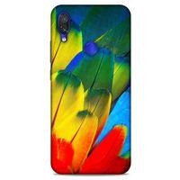 Xiaomi Redmi Note 7 Pro Kılıf Desenli Özel Seri Tüyler (3) Kapak