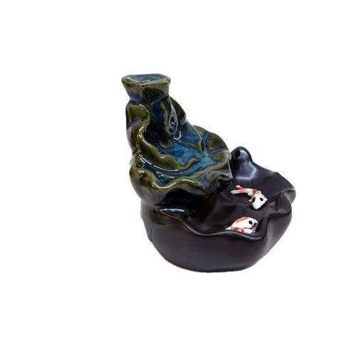 Seramik  Şelale Aromaterapi Geri Akışlı Tütsülük