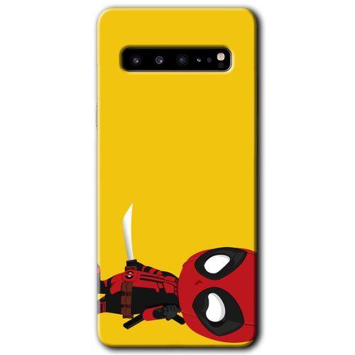 Galaxy S10 Plus Kılıf HD Desen Baskılı Arka Kapak - DeadPool 6 + Kırılmaz Cam
