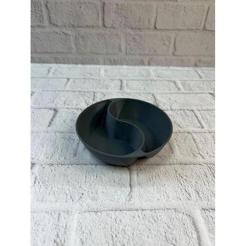 Gri Çerezlik Kase Seti Modern Bölmeli Sunum Tasarımı