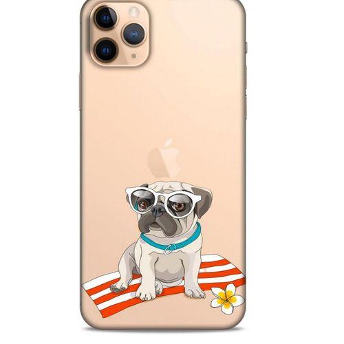 Zoologix (39) Apple iPhone 12 Pro Şeffaf Kılıf Silikon Desenli
