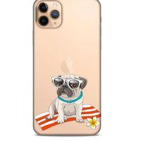 Zoologix (39) Apple iPhone 12 Pro Şeffaf Kılıf Silikon Desenli