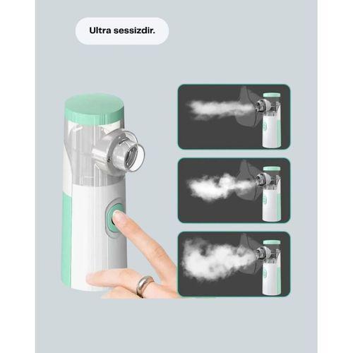 Şarjlı Taşınabilir Ultrasonik Nebulizatör Ultra Sessiz