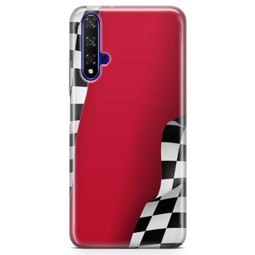 Honor View 20 Kılıf Formula 1 Arka Kapak Koruma Desenli Full Koruyucu