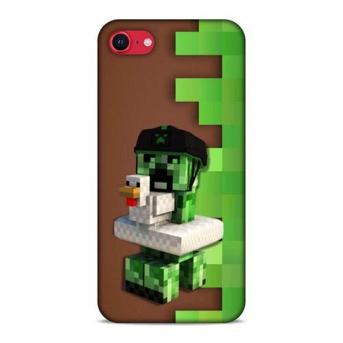 Lopard Apple iPhone SE 2020 Uyumlu Kılıf PiXel (35) Fit Design Kılıf Creeper