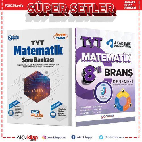 Çap TYT Matematik Soru Bankası ve Yarıçap Deneme Seti 2 Kitap