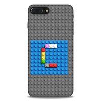 Lopard Apple Iphone 7 Plus Uyumlu Kılıf BloX (13) Silikon Kap C Harfi