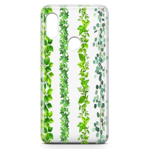 Xiaomi Redmi Note 6 Pro Kılıf Asma Yaprak Arka Kapak Koruma Desenli Full Koruyucu