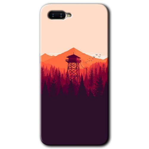 Oppo Rx 17 Neo Kılıf HD Desen Baskılı Arka Kapak - Gözlem Kulesi