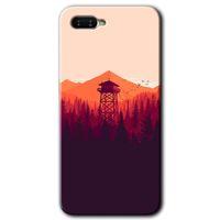 Oppo Rx 17 Neo Kılıf HD Desen Baskılı Arka Kapak - Gözlem Kulesi