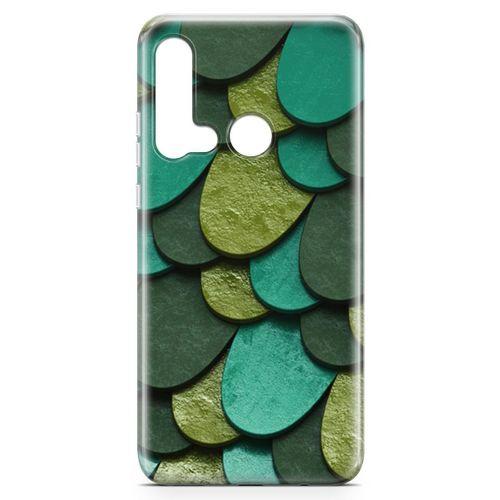 Huawei Nova 5i Kılıf Yeşilin 50 Tonu Arka Kapak Koruma Desenli Full Koruyucu