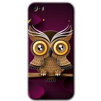 iPhone 5s Kılıf HD Desen Baskılı Arka Kapak - Owl Bird Branch