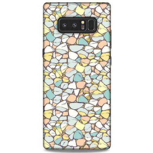 Samsung Galaxy Note 8 Kılıf Baskılı Özel Seri Taşlı (24) Darbe Emici Kılıf