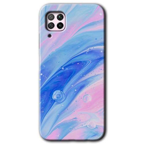Huawei P40 Lite Kılıf Kapak - Art Design 38 +Hayalet Ekran Yandan Gözükmez
