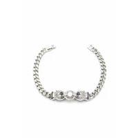 Zirkon Taşlı Leopar Bileklik - Gümüş